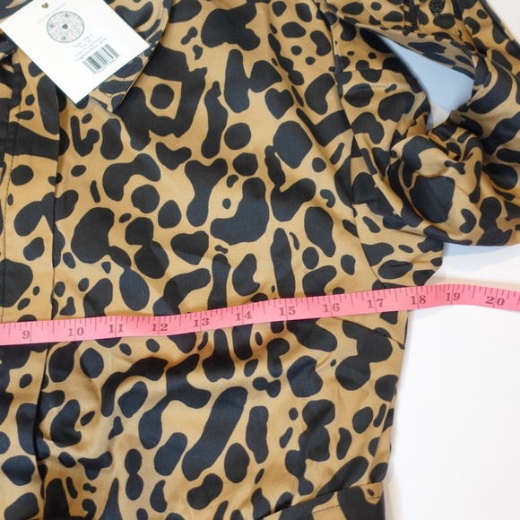 REVOLVE Lita by Ciara Jumpsuit Chetah Belted long pants Women’s size XS $398 NWT - Picture 5 of 14